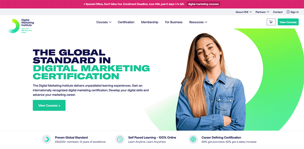 Digital Marketing Institute (DMI) Best Marketing Course