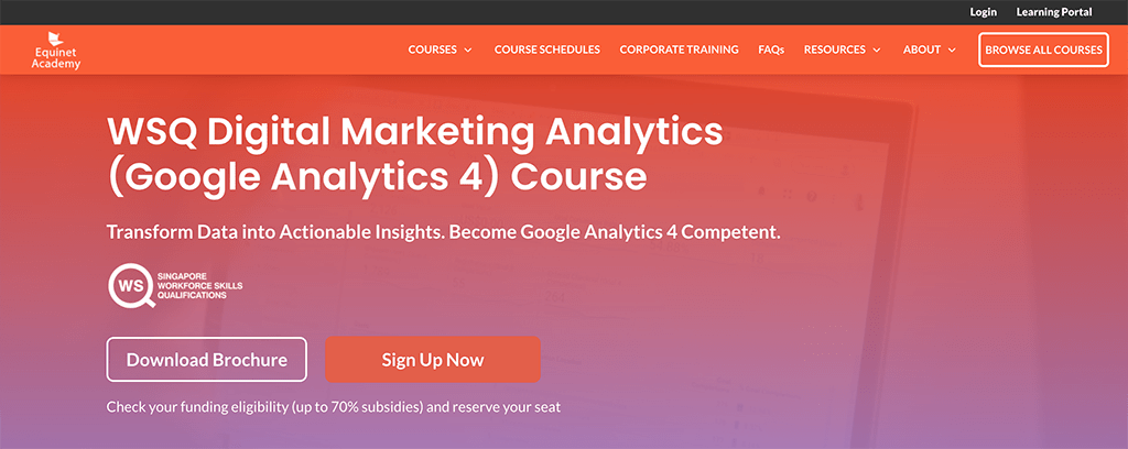 Equinet Academy Google Analytics Courses
