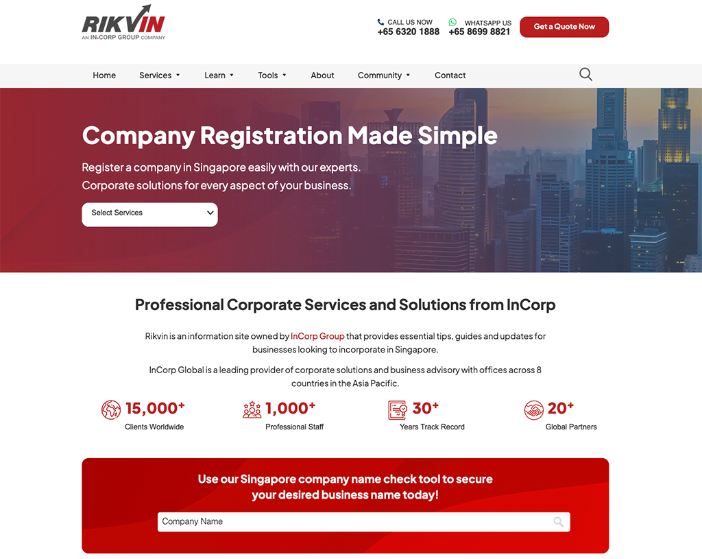 Rikvin Company Registration Services